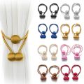 1 Pair Magnetic Curtain Tiebacks Decorative Rope Holdback Holder. 