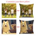 door stopper rubber Custom Photos Cushion Covers DIY Logo Personalized Pillowcase Family Photos Printing Pillow Cover Baby Kids Wedding Pets Photos. 