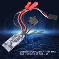 Rc ESC 10a Brushed Motor Speed Controller for Rc Car Boat W/o Brake without brake. 