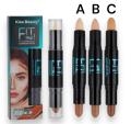 Kiss Beauty 2IN1 Contour Stick and Highlighter Waterproof For Women. 