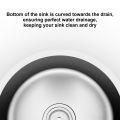 Mini Round Kitchen Sink Stainless Steel Bar Round Basin With Drainpipe ST. 