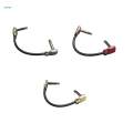 Guitar Patch Cable for Guitar Pedal Board, Guitar Pedals 1/4" inch TS Right Angle Guitar Patch Cable Flexible Patch Cords for Guitar Pedals. 