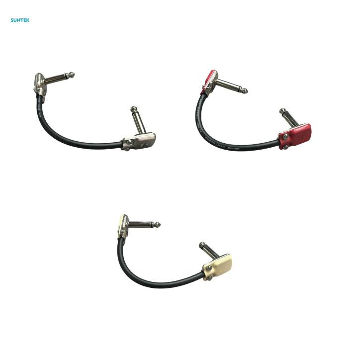 Guitar%20Patch%20Cable%20for%20Guitar%20Pedal%20Board,%20Guitar%20Pedals%201/4"%20inch%20TS%20Right%20Angle%20Guitar%20Patch%20Cable%20Flexible%20Patch%20Cords%20for%20Guitar%20Pedals%20-%20Image%205
