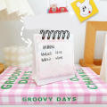 Cute Calendar Student Desk Calendar Calendar Decoration Line Dog Mini Calendar Small Desk Calendar. 