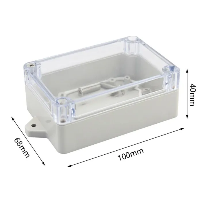 Electrical Instruments Covers 40*68*100mm Transparent Cover Electronic Instrument Housing Case ...