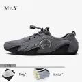 【ALLGOOD】Mr.Y Size 38-48 Men Cow Leather Octopus Loafers Moccasins Shoes Casual Driving Shoes Slip-on Shoes for Men Kasut Lelaki(Beige,Black,Grey). 