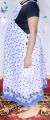 Women lace cotton maternity frock with lycra short sleeve tshirt. 