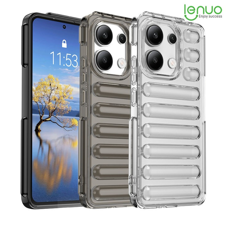Lenuo For Redmi Note 13 4G Back Cover Soft TPU Capsule Case Daraz.lk
