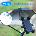 1PC New Motorcycle Phone Holder Mini Sunshade Umbrella Bicycle Decoration Accessories Polyester Mobile Automatic Umbrella. 