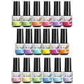 LILYCUTE Nail Gel Polish Summer Neon Colorful Glitter For Manicure Semi Permanent Soak Off Gel UV LED. 