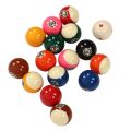 Pool Balls Set, Best Color Saturation Billiards Balls Scratch Resistant 5.72cm for Entertainment. 