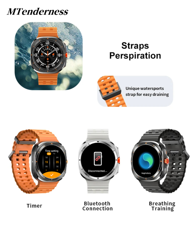 MTenderness Android Fit Watch Smart Monitor Health Calls Bluetooth ...