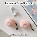 Original For Huawei FreeBuds 4i Trendy cartoons Silicone Earphone Case Cover. 