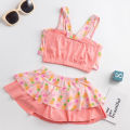 Children's Swimsuit Girl Cute Baby Hot Spring Princess Swimsuit Toddler Children Teens Infant Split Swimsuit Female. 