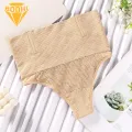 Comfortable High-waisted Shapewear High Waist Tummy Control Thong Shapewear for Women Quick-drying Posture Correcting Underwear 2 Pcs Set Waist Training Pants. 