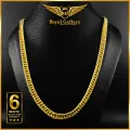 Gold Plated Cuban Chain With Free Gift Box. 