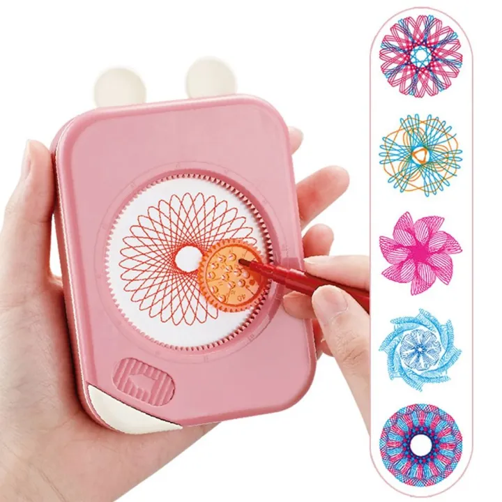High Quality With Storage Box Spirograph Ruler Plastic Kit Geometric ...