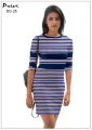 Privi Fashion stripes dress for Women. 