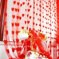 Window Line Curtain Love Heart String Curtain Solid Color Room Divider Door Curtain *2M Elegant Tassel Curtain Home Decor. 
