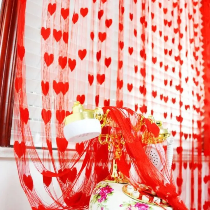 Window%20Line%20Curtain%20Love%20Heart%20String%20Curtain%20Solid%20Color%20Room%20Divider%20Door%20Curtain%20*2M%20Elegant%20Tassel%20Curtain%20Home%20Decor%20-%20Image%203