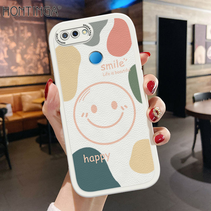 Oppo F9 Realme Pro Back Cover Leather Hontinga For OPPO F9 Realme