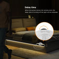 LeiyanSpecial Wireless PIR Motion Sensor LED Strip Lights 12V Waterproof Tape Auto ON/OFF Switch Stairs Wardrobe Kitchen Bed room Night Lights. 