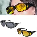 Sun Glasses Night Vision Glasses HD Vision Glasses Set, Driving Glasses Cycling Glasses - 2 Pieces. 