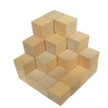 100 Tablets Large Pieces Wooden Cube Square Building Block Toy Kindergarten Mathematics Teaching Aids Square. 