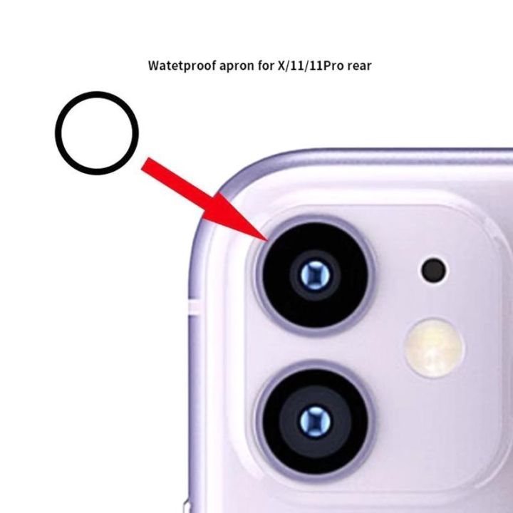 For X/11/11Pro Hole O-ring Rear Glass Camera Rubber Ring Waterproof ...