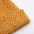 Warm Baby Hat with Soft Pompom - Elastic Children Bonnet. 