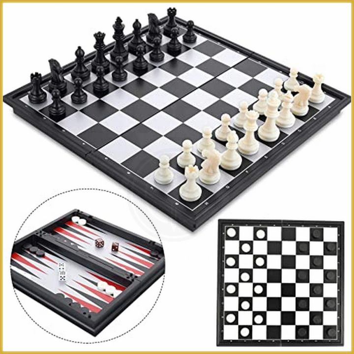 Chess set Brain Games Toy / 3 in 1 Chess Game 