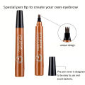 TopZ Store 4 Point Eyebrow Pencil Maquillajes Para Mujer Waterproof Liquid Eyebrow Pen Makeup Long Lasting Cosmetic Microblade Brow Pencil. 