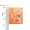 Astable Multivibrator Circuit 2 LED Flashing DIY Kit with Parts and PCB. 