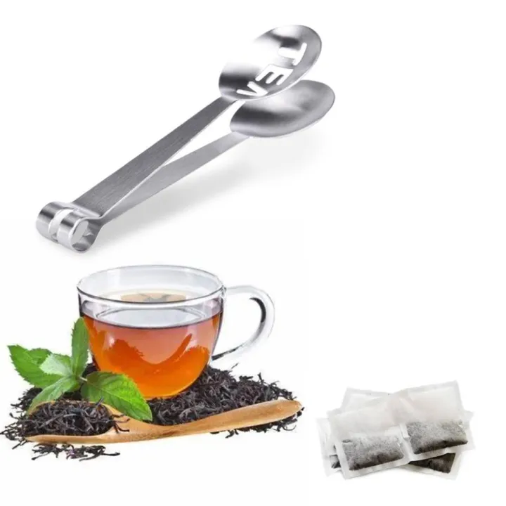 12.3/17cm%20Stainless%20Steel%20Tea%20Bag%20Clip%20Tongs%20Teabag%20Squeezer%20Tea%20Leaf%20Strainer%20Holder%20Grip%20Spoon%20Mini%20Sugar%20Lemon%20Ice%20Cube%20Clip%20-%20Image%202
