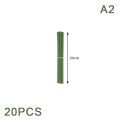 20Pcs 15/20/25/30/40cm Artificial Green Flower Stem DIY Floral Material Handmade Wire Stem Accessoies For Wedding Home Decor. 