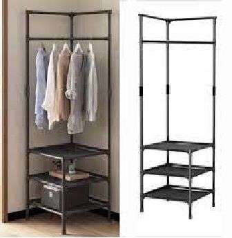 Multi-Function Corner Coat Rack & 3 Layers | Daraz.lk