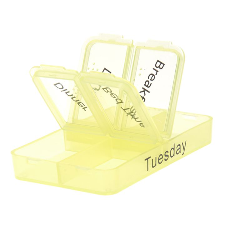 7%20Day%20Tablet%20Pill%20Boxes%20with%20Metal%20Curtain%20Tassel%20Tie%20Back%20Tieback%20Mini%20Wall%20Hooks%202PCS%20Red%20Bronze%20-%20Image%204