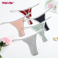 SMY 1 PCS New Ladies Panties Ribbed Cotton Ladies Panties Soft Women Underwear. 