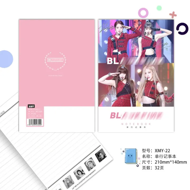 Kpop%20Blackpink%20Cute%20Kawaii%2032%20Pages%20Rare%20Memory%20Collecting%20Notebook%20For%20Blinkss%20-%20Image%202