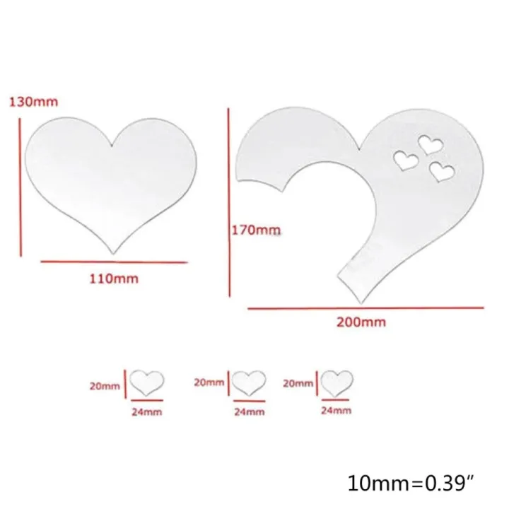Firewings%20Creative%20Love%20Hearts%203D%20Mirror%20Wall%20Sticker%20Removable%20%20Home%20Decoration%20Room%20Wall%20Stickers%20%5BSize%20:20x17cm%5D%20-%20Image%203