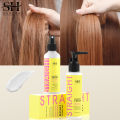 Keratin Hair Straightening Cream Anti-Frizz Smooth Straight Hair Spray Straightenig Soft Repair Damaged Frizz Cream Hair Care. 