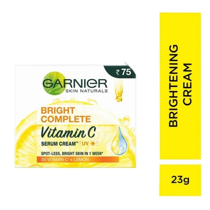 Garnier Bright Complete Vitamin C Yoghurt Serum Uv Skin Natural Night Cream