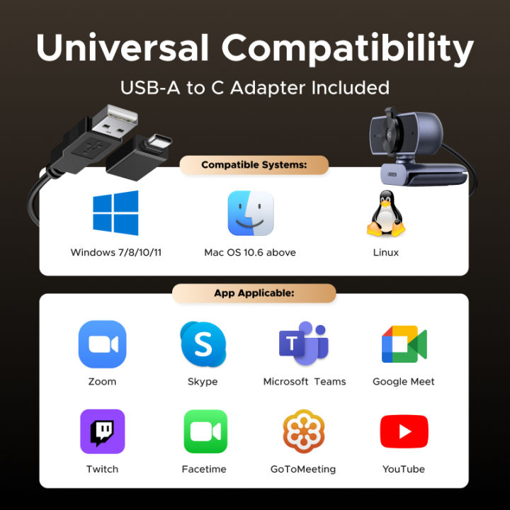 UGREEN%204K%2030FPS%20USB%20Webcam%20with%20Auto%20Focus,%201.5m%20Built-in%20Cable,%20Metal%20Finish%20Plastic%20Housing%20for%20Laptop%20PC%20Video%20Conference%20Streaming%20-%20Image%208