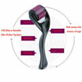 Derma Roller 0.5mm Titanium 540 Micro Needle                           Home Face Roller Remove Acne Marks Repair Face for Beard Growth and Hair Loss Treatment. 