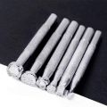 6Pcs Leather Stamping Tools Leather Working Saddle Making Stamps Set. 