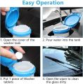 2 Packets Car Vehicles Windshield Solid Soap Piece Window Glass Washing Cleaning Paint Protective Foil Effervescent Tablets Wash. 