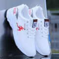 Summer Men's Shoes White Sneakers All-Match Breathable Mesh Surface Shoes Casual Shoes Men's Mesh Shoes Soft Bottom Running Tide Shoes. 