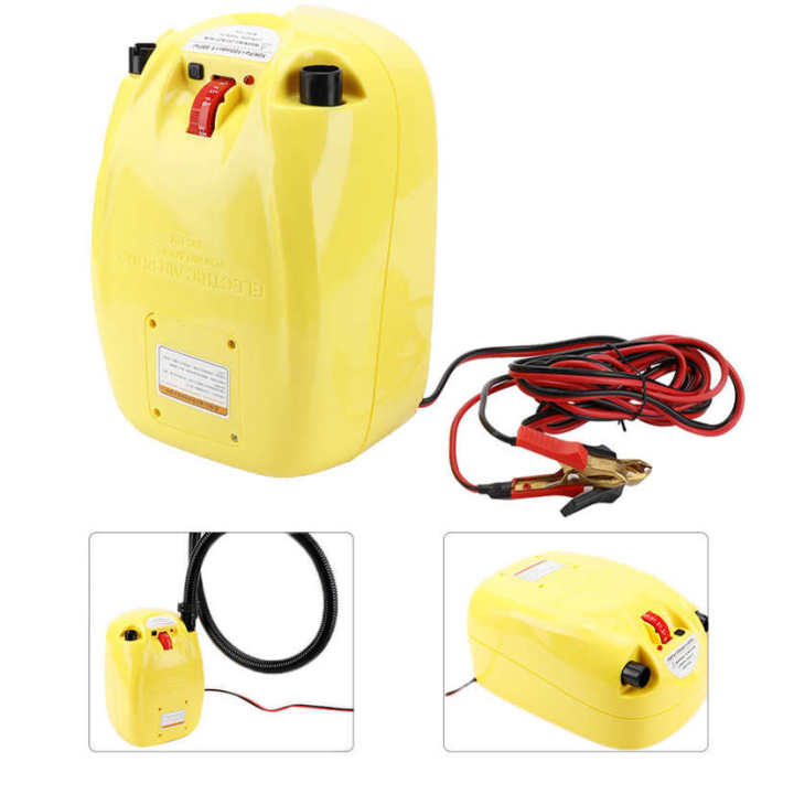 12V Electric High Pressure Air Pump for Inflatable Canoe Boat Raft Kayak Dinghy