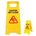 Caution Wet Floor Safety Sign - Stand Type. 