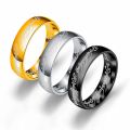 Lord Of The Ring Magical Design Stainless Steel Gold, Black, Silver Unisex Rings. 